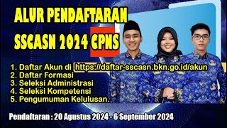 ALUR PENDAFTARAN SSCASN 2024 CPNS [upl. by Enelav974]