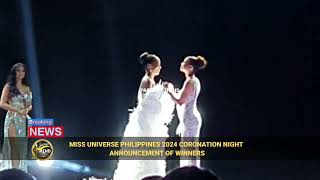 MISS UNIVERSE PHILIPPINES 2024 ANNOUNCEMENT OF WINNERS AND CROWNING MOMENT [upl. by Notsecnirp767]