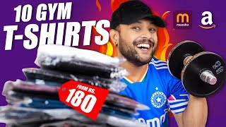 10 Best Active TShirts for GymSports Under 500 🔥 Men TShirt Haul Review 2024  ONE CHANCE [upl. by Sima322]