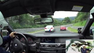 M5 vs M5 Competition Package Taxi Nordschleife [upl. by Anna]