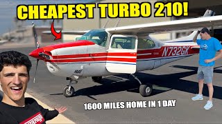 Buying a CHEAP Cessna 210 Turbo SIGHT UNSEEN amp Flying It 1600 Miles Home [upl. by Adnilab]