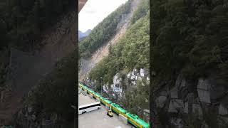 Skagway landslide view from balcony tourangiecom travel alaska blog cruise skagway vlog [upl. by Itirahc]