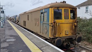 Trains at Littlehampton Ft Class 73 RHTT [upl. by Tj]