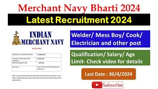 Sealane Maritime Academy Recruitment 2024Navy Recruitment 2024Apply Online [upl. by Hsreh]