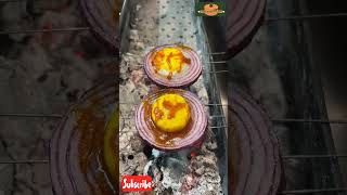 Onion egg Tandoor dish shorts viral streetfood asianfood breakfast food [upl. by Einal]