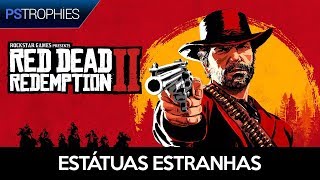 Red Dead Redemption 2  Localização e solução do puzzle Estátuas estranhas Ganhe 1500 [upl. by Kayle]