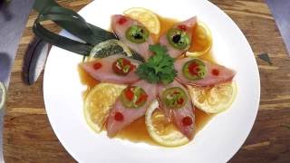 How 2  Yellowtail Carpaccio 2 [upl. by Bollinger]