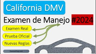 Examen de Manejo DMV California April 2024  34 Preguntas y Respuestas [upl. by Akinet]