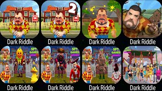 Dark Riddle 1 2 3 4 5 6 7 amp 8 Gameplay  Dark Riddle 5  Dark Riddle Classic  New Neighbor [upl. by Perloff]