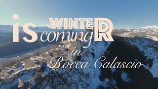 WINTER IS COMING 4K  Rocca Calascio in attesa della neve [upl. by Winn]