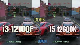 i3 12100 vs i5 12600k ddr5 in 2024 [upl. by Marler]