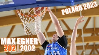 MAX EGNER GOES FOR 22 PTS amp 19 REB IN POLAND  2023 [upl. by Archle]