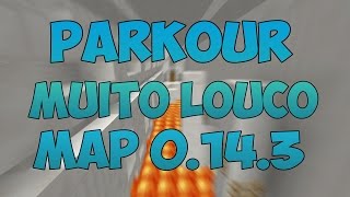 MAPA DE PARKOUR INSANO PARA MINECRAFT PE 0143 [upl. by Shepp]