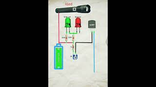 “Simple Torch Circuit Diagram Explained ♥️⚡shorts trending electronics [upl. by Ymled]