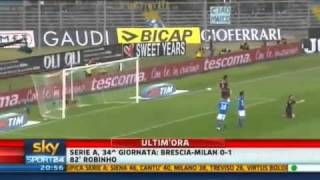 BresciaMilan 01 Ampia Sintesi  SKY HD  All Highlights [upl. by Eenat]