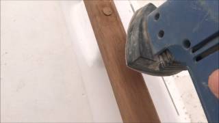 DIY Boat Restoration Teak Iroko Plug fitting [upl. by Inttirb446]