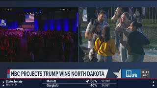 A look at watch parties as Trump leads in presidential race over Harris [upl. by Jerrol]