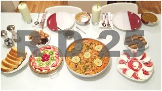 Paella and fruit tart Recipes for Ramadan Iftar Day و ترتة فواكه في مائدة إفطار رمضان 25 [upl. by Arata]