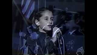 Ariana Grande at 8 years old singing National Anthem [upl. by Assirem]