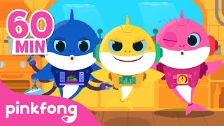 Mix  Baby Shark Robot and more  Baby Shark Remix  Compilation  Pinkfong Songs for Children [upl. by Angelis]