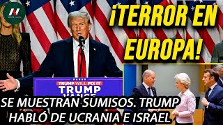 ¡Terror en Europa Muestran sumisión a Trump por aranceles Habló con líderes sobre las guerras [upl. by Bailey]