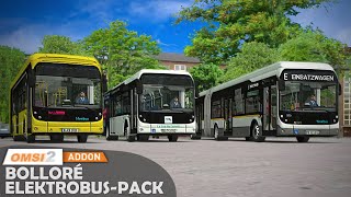 OMSI 2 AddOn BolloréBluebusPack Elektrobus ☆ Lets Play OMSI 2  1063 [upl. by Magnien]