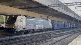 RENFE 253 089 at Villaverde Bajo [upl. by Euqinomahs]