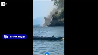 Italy Campi Flegrei Caldera Earthquake Landslide People Flee To The Streets M 4 0 [upl. by Ahtnammas]