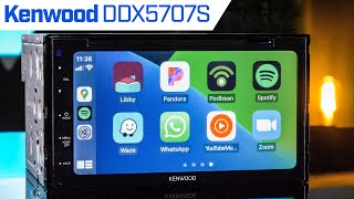 Kenwood DDX5707S  Apple Carplay Android Auto amp Android Screen Mirroring  Under 400 [upl. by Airamak235]