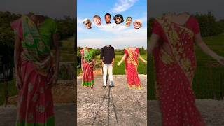 kamariya dole dole song vs New dancing girl amp bhudhi women amp me Fun head matching video gameshort [upl. by Spohr]