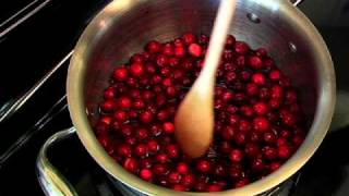 How to Make Cranberry Sauce for Thanksgiving Homemade [upl. by Sarnoff]