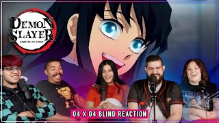 Demon Slayer Hashira Training Arc Episode 4︱Blind Reaction [upl. by Normi]