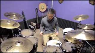 「ATTITUDE TO LIFE」 Donten ni Warau ED drum cover [upl. by Artek]