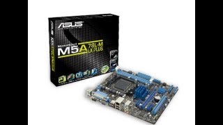 Unboxing amp Review Asus M5A78LM LX PLUS AM3 [upl. by Worl]