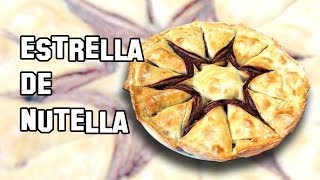 ✔ Recetas de Cocina  Como Hacer una Estrella de Nutella [upl. by Hibbert927]