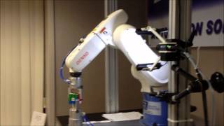 Denso 6 Axis Industrial Robot Solving a Rubiks Cube [upl. by Cordle]