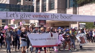 2017 Boot Walk to End Cancer®️ in Houston Raises Funds for Cancer Research [upl. by Gnaoh372]