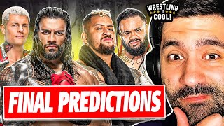 Final Bad Blood 2024 Predictions  Wrestling is Cool Podcast [upl. by Oribel276]