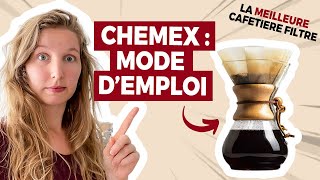 Cafetière CHEMEX  Conseils dutilisation de la cafetière la plus classe du monde 😎 [upl. by Nalod501]