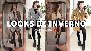 10 LOOKS DE INVERNO COMO SE VESTIR NO INVERNO COM LOOS ESTILOSOS DO PINTEREST [upl. by Novel]