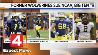 Former Michigan Wolverines football players sue NCAA Big Ten due to NIL deal [upl. by Heath984]