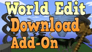 Minecraft Bedrock Edition World Edit AddonMod Download [upl. by Anaej643]