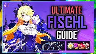 ULTIMATE FISCHL GUIDE Builds Playstyle Weapons Teams Showcase etc  Genshin Impact Ver 41 [upl. by Combs]