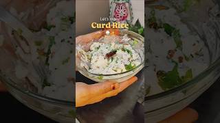 Easy Curd Rice Recipe 🍚✨  Minakshis Kitchen [upl. by Akinek]