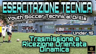 COME ALLENARE IL CONTROLLO ORIENTATO FRONTALE NEL CALCIO IN MODO DINAMICO  ATTIVAZIONE TECNICA [upl. by Clere135]