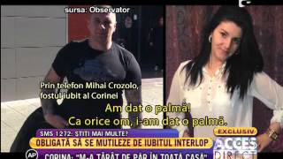 Obligată să se mutileze de iubitul interlop [upl. by Nivaj]