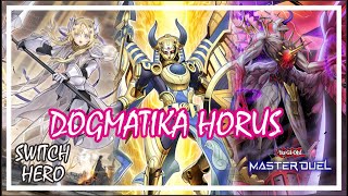 DOGMATIKA HORUS COMBO RANKED GAMEPLAY YuGiOh Master Duel horus dogmatika masterduel [upl. by Fugere956]