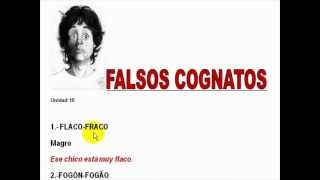 Aula espanhol gratis 14  Falsos cognatos espanholportuguês [upl. by Mac372]