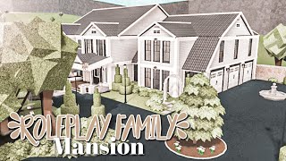 FAMILY ROLEPLAY MANSION ROBLOX BLOXBURG SPEEDBUILD  Ellierxsesa [upl. by Leede]