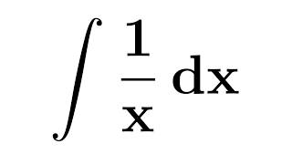 Integral of 1x [upl. by Wolbrom854]